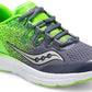 Saucony Kids Freedom ISO Running Shoes Grey/Slime Size 1 M