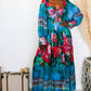 Little Secret Of Mine - Women's Full Length Floral Dress