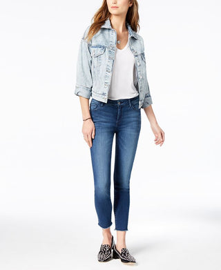 Joe's Jeans Women's Kristen Mid Rise Cropped Skinny Jeans Blue Size 8/29