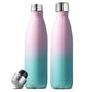 Triple-Insulated Stainless Steel Water Bottle - 2 Pack