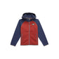 LLBean Kids Sweater Fleece Hooded Color Block