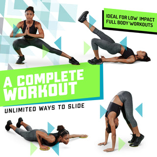 Core Sliders for Full Body Workout - Pack of 2