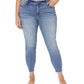 KUT from the Kloth Plus Size Donna High-Rise Ankle Skinny W/Fray Hem in Always Jeans for Women with Cropped-Length and Pull-On Style Always 16W 28