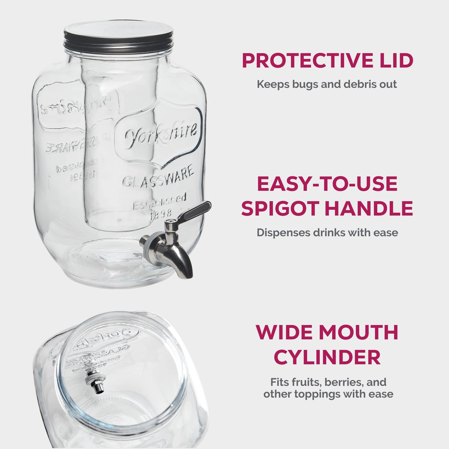 Glass Drink Dispenser