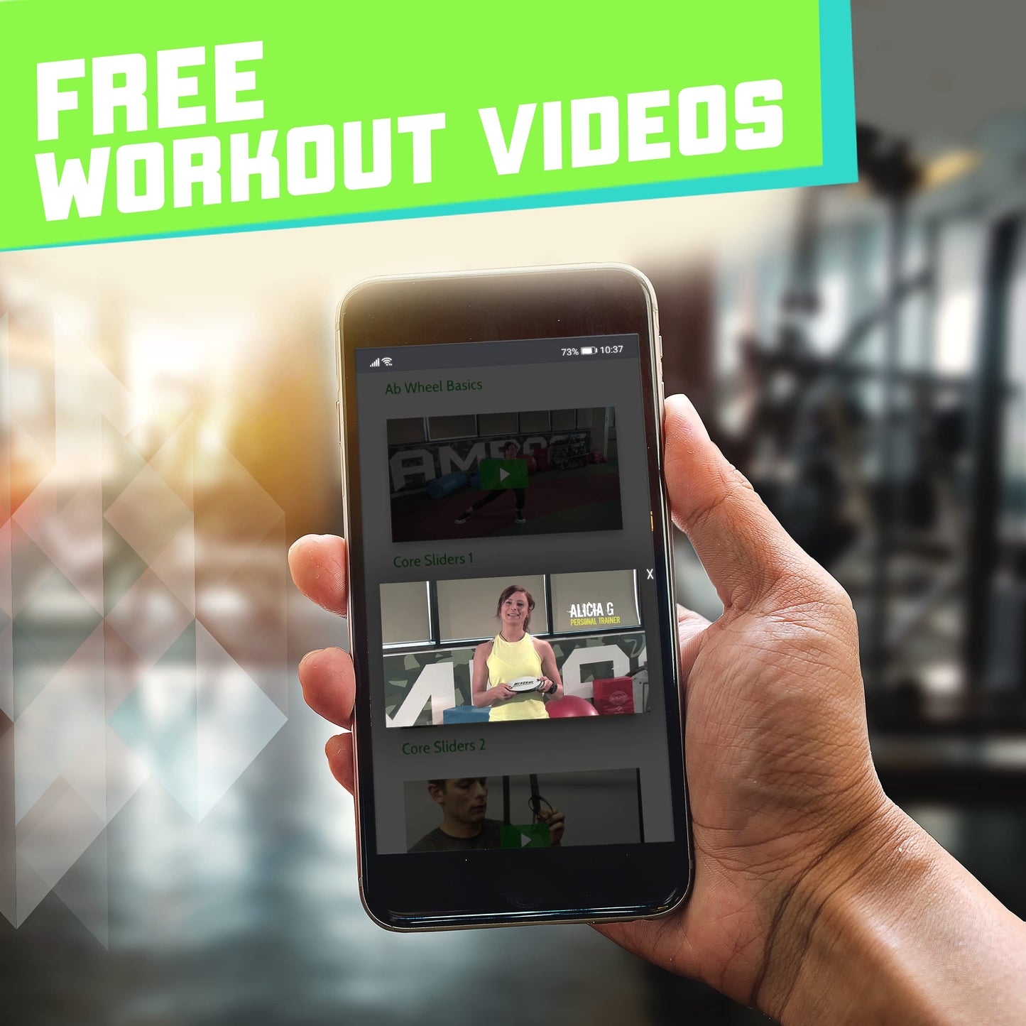 Core Sliders for Full Body Workout - Pack of 2