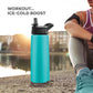 Insulated Sports Water Bottle with Straw