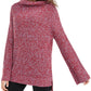 American Rag Juniors' Women's Flare-Sleeved High-Low Sweater Red Size X-Small