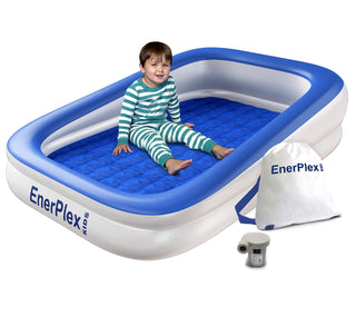 Kids Inflatable Travel Bed with High Speed Pump