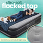 EZ INFLATE Double High Luxury Air Mattress with Built in Pump