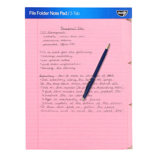 File Folder Notepad - Pack of 12