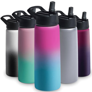 Insulated Sports Water Bottle with Straw