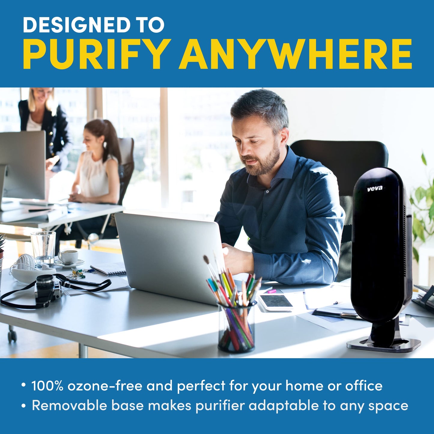 VEVA 8000 Black Air Purifier for Home