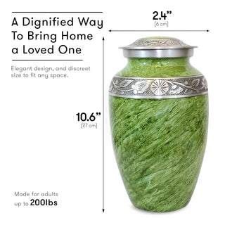 Adult Cremation Urns with Velvet Bag