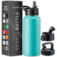 Insulated Sports Water Bottle with Straw