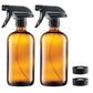 Glass Spray Bottles - 16 Oz 2 Pack