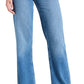 PAIGE Women's Sonja Aduna Distressed Jeans, Aduna Distressed, Blue, 30