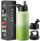 Insulated Sports Water Bottle with Straw