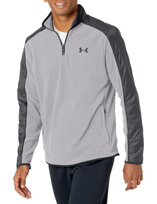 Under Armour Men's Polartec Forge Zip T-Shirt in Mod Gray
