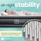 EZ INFLATE Double High Luxury Air Mattress with Built in Pump