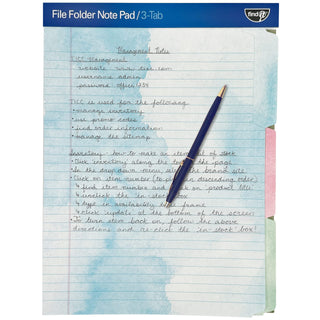 File Folder Notepad - Pack of 12