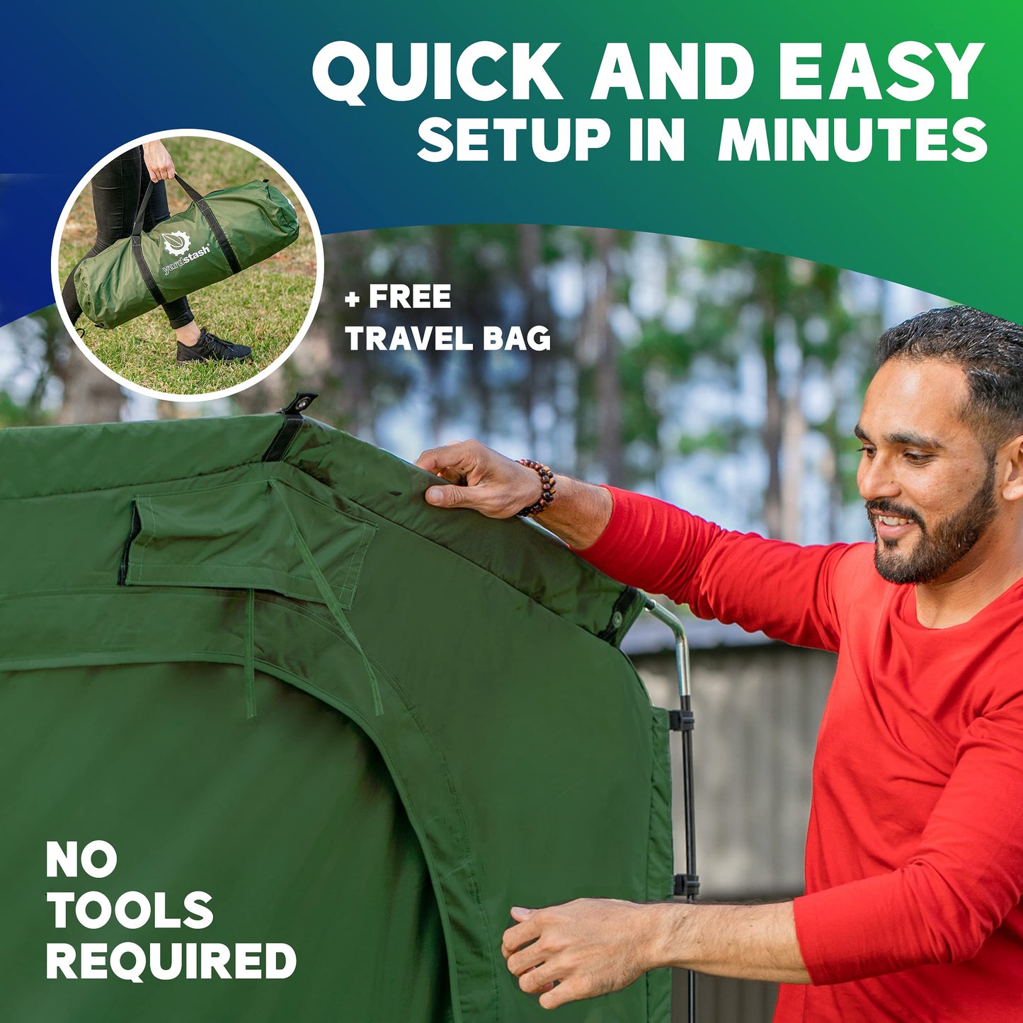 YardStash Bike Storage Lightweight Tent