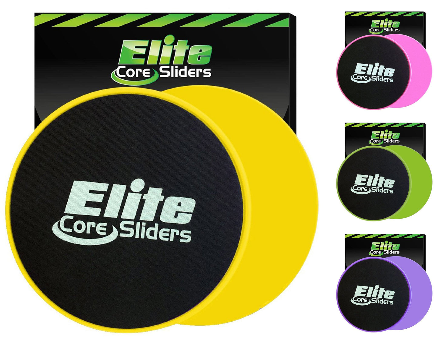 Core Sliders for Full Body Workout - Pack of 2