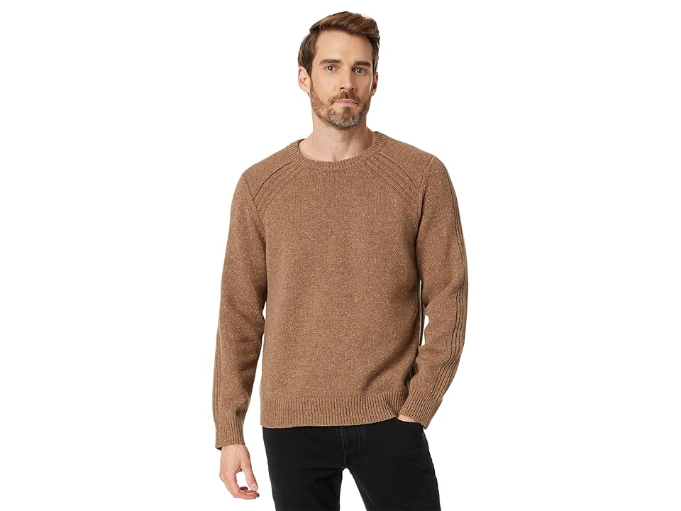 LL Bean Men's Rangeley Merino Crew Neck Sweater - Taupe Heather