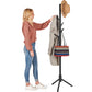 Coat Rack Free Standing - Wooden Coat Tree W/ 6 Hooks