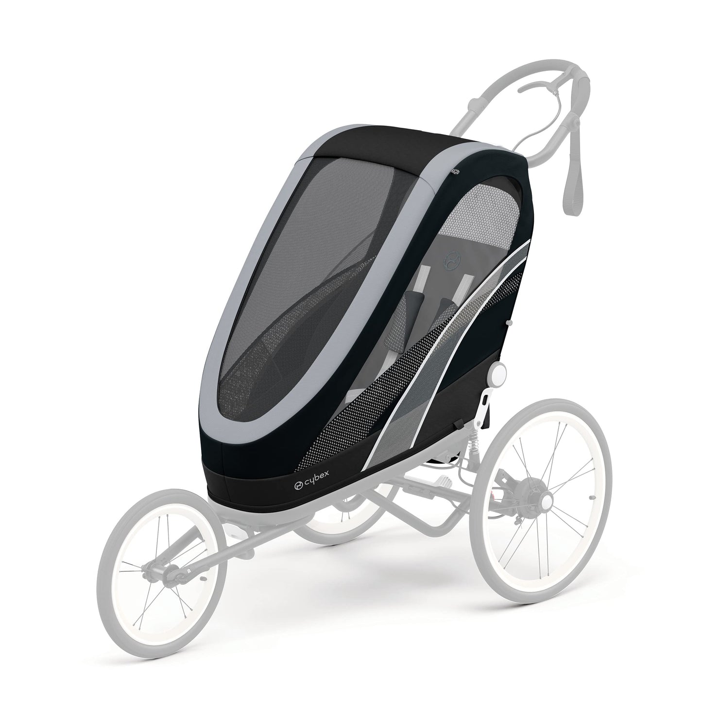 Cybex ZENO Multisport Trailer Seat Pack in All Black