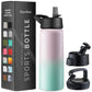 Insulated Sports Water Bottle with Straw