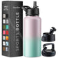 Insulated Sports Water Bottle with Straw