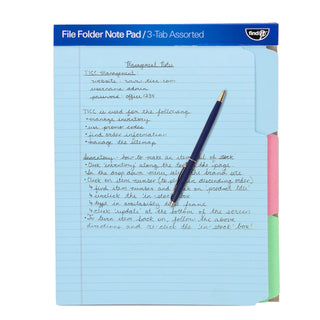 File Folder Notepad - Pack of 12