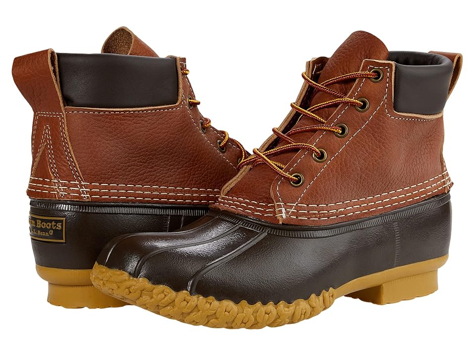 LLBean Women's Padded Collar Bean Boots - Tan/Brown