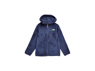 LL Bean Kids Hi Pile Fleece Jacket Bright Navy