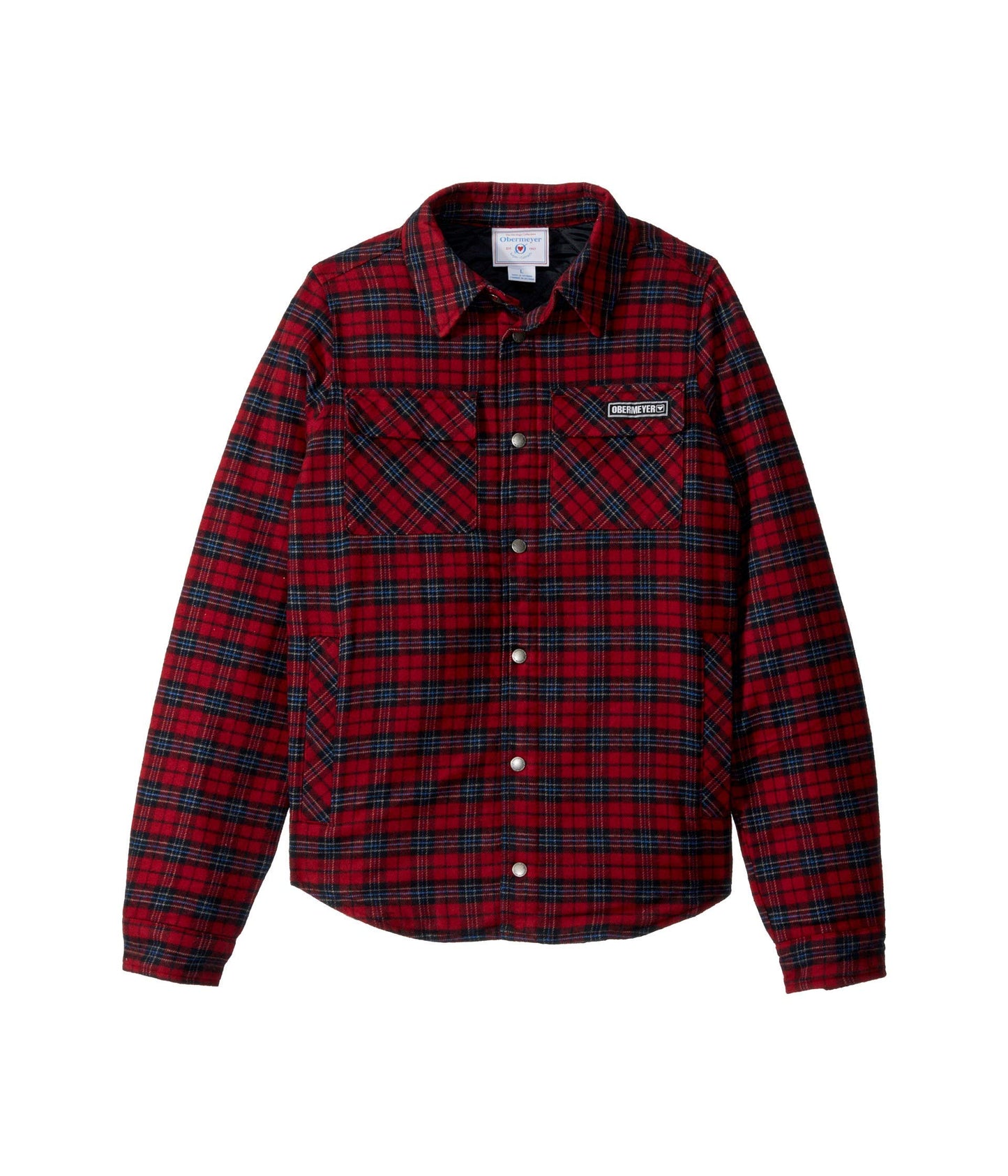 Obermeyer Kids Boys Avery Flannel Jacket - Mey Plaid