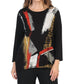 Jess & Jane - Gilded Modal Print Top