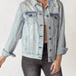 Risen - Distressed Button Up Jacket