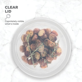 Glass Mixing Bowls with Lids - 8 Piece Set