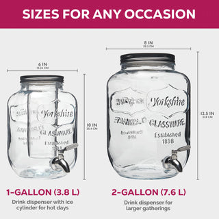 Glass Drink Dispenser