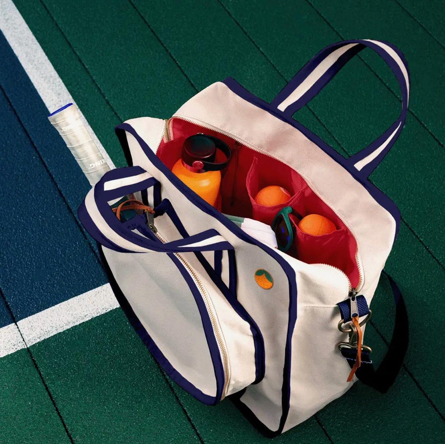 Tangerine Paddle - Chatham Stripe Pickleball Bag