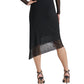 Steve Madden - Blare Long Sleeve Mesh Midi Dress