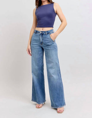 Judy Blue - Retro High Rise Wide Leg Jeans