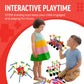 Educational Building Blocks Kit - 176 Pieces  (Ages 4-8)