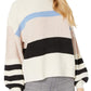 Sanctuary Playful Striped Sweater Moonstone/Light Blue/Light Pearl/Black LG (US 10-12)