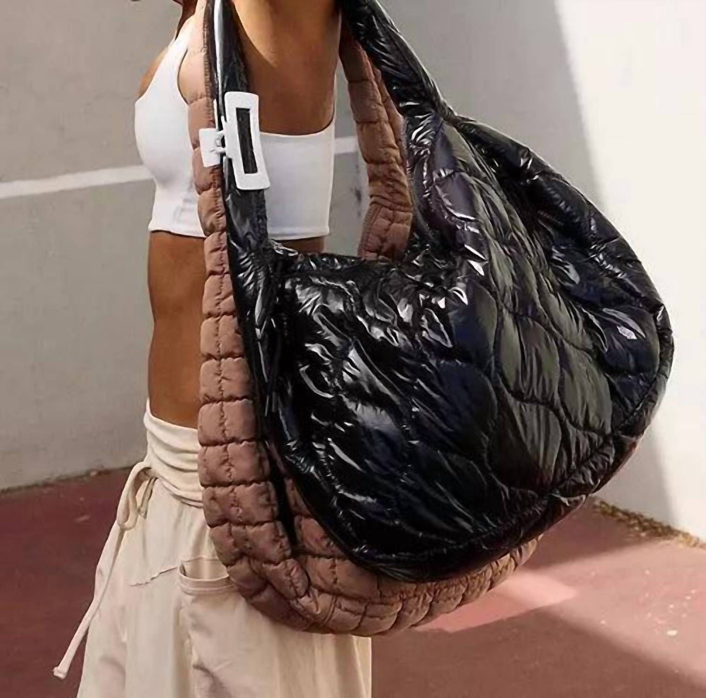 Free People - Surplus Shine Carryall Tote Bag