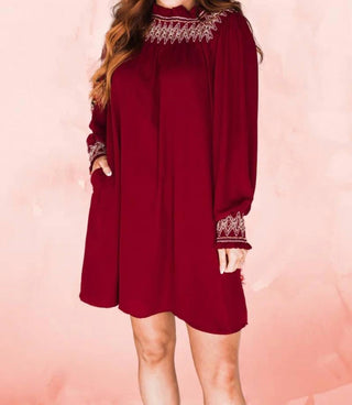 Layerz Clothing - Delaney Smocked Mini Dress