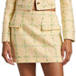Amanda Uprichard - Perth Check Tweed Miniskirt