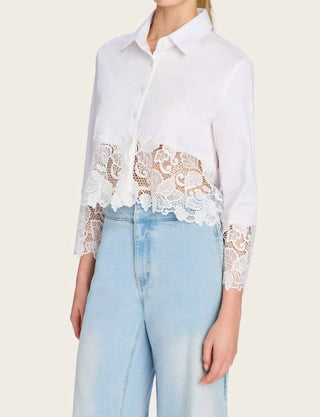 Generation Love - Issa Lace Combo Shirt