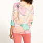 Fdj - 3/4 Sleeve Drop Shoulder Top