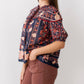 Farm Rio - Puff-sleeve Button Down Blouse